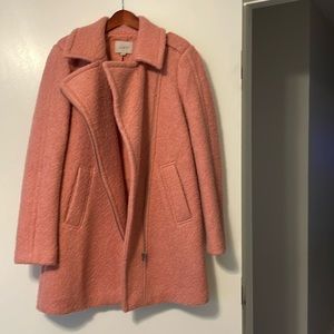 Pink small LOFT coat worn once